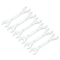 Thin Open End Wrench, 22mm x 24mm Metric Chrome Plated High Carbon Steel, 6 Packs