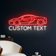 thumbnail image 2 of Handmadetneonsign Custom Text Car Neon Sign, Luxury Car Led Sign, Sport Car Led Lights, 2 of 5