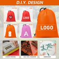 thumbnail image 4 of Upgrade Waterproof Drawstring Bag Sack Nylon Bag Ditty Bag for Gym Traveling, Hiking, Yoga, Shopping, 4 of 5