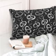 thumbnail image 4 of KLL Snake Pillow Covers Envelope Closure,Super Soft and Cozy Fuzzy Fleece Pillow Case Cover (No pillow core） 16"x24", 4 of 5