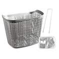 thumbnail image 3 of Colaxi Bike Basket Bike Hanging Basket with Strut, Convenient Bike Storage Basket Handlebar Bike Basket for Mountain Bikes, Outdoor Gray and Long strut, 3 of 8