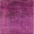 thumbnail image 1 of Ahgly Company Indoor Square Mid-Century Modern Violet Red Pink Oriental Area Rugs, 6' Square, 1 of 6