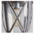 thumbnail image 2 of allen + roth Castine Bronze Craftsman Seeded Glass Lantern Led Medium Outdoor Hanging Pendant Light, 2 of 9