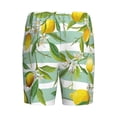 thumbnail image 6 of Daiia Lemon Mens Woven Stretch Pajama Short,Short Pajama Pants-3X-Large, 6 of 6