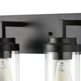 thumbnail image 4 of Kyrid 4-Light Black Dimmable Vanity Light over Mirror with Glass Shade for Bathroom, 4 of 8