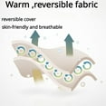 thumbnail image 6 of Thickened solid color pineapple plaid cover blanket, cozy, warm, lightweight Coral fleece blanket, 6 of 9