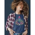 thumbnail image 2 of Frog And Mushroom Graphic Shirt T-shirt Color Women's, 2 of 3