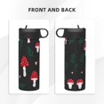 thumbnail image 3 of Goofa Amanita Mushroom for Insulated Kettle 18oz Water Bottle Insulated Tumbler with Handle & Flip Straw - Fits in Cup Holder, Leak Resistant Tumbler, 3 of 8