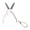 Gray, variant on JoyHoop Portable Telescopic Scissors with Stainless Steel Blades, Folding Design for Office and Student Use, Pink, 2.44 x 2.09 Inches