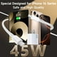 thumbnail image 4 of Cargador rápido Suohong para iPhone 17, 16 Pro Max, 45 W, USB-C, paquete de 2, 4 of 7