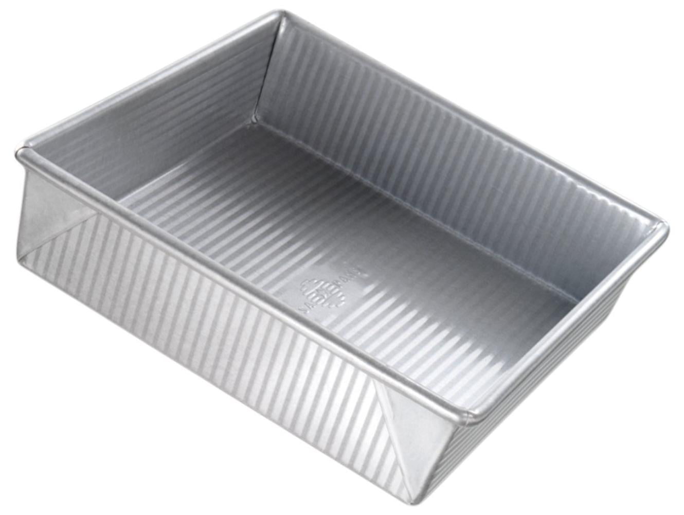 Bakeware Square Cake Pan, 9 inch, Nonstick & Quick Release Coating, Made in  the USA from Aluminized Steel, 9 inch Square Cake Pan; commercial grade 