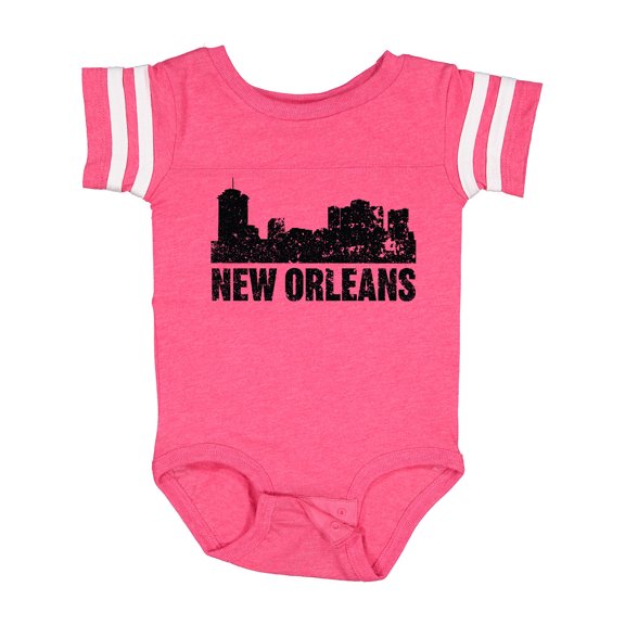 Inktastic New Orleans Skyline Grunge Boys or Girls Baby Bodysuit