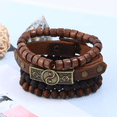 thumbnail image 2 of 6 Piezas Pulsera Para Hombre De Cuero Joyeria Dama Regalos Xtellar multicolor, 2 of 4