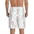 thumbnail image 4 of Lsque Cute Poodle Dog Mens Sleep Pajama Shorts,Short Pajama Pants, Cotton Ultra-Soft Knit-X-Large, 4 of 9