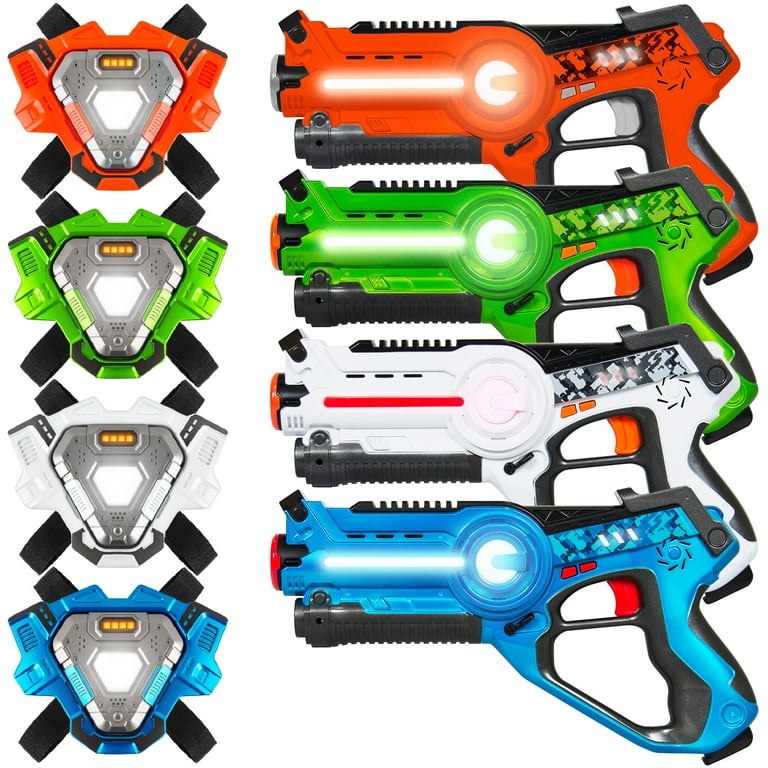 Best Choice Products Set of 4 Infrared Laser Tag Guns & Vest Set