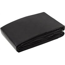 Tarps Now Waterproof Vinyl Tarp - 16’ x 20’ Heavy Duty Tarps Cover (Black)