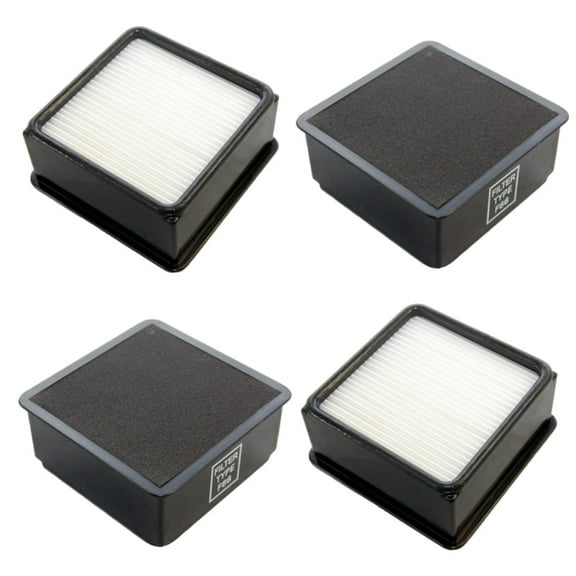 HQRP 4-Pack HEPA Filter for Dirt Devil F66 / Ud70100 / 304708001 / UD70105 / UD70105B / UD70107 / UD70107DI Breeze Cyclonic Bagless Upright
