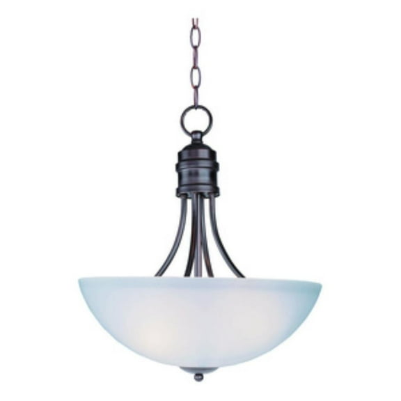-Three Light Invert Bowl Pendant in Modern Style-15.5 inches Wide By 17 inches High-Oil Rubbed Bronze Finish Bailey Street Home 93-Bel-1251807