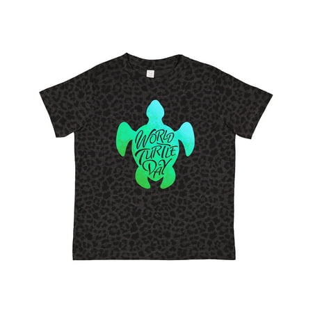 

Inktastic World Turtle Day with Sea Turtle in Green and Blue. Gift Toddler Boy or Toddler Girl T-Shirt
