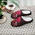 thumbnail image 6 of Mens Cozy Slippers Hazbin Hotel Warm Soft Plush Slipper Slip-on House Shoes for Home Indoor Outdoor, 6 of 7