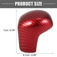 thumbnail image 4 of Motoforti Gear Shift Cover for Honda Civic 10th Gen 2016-2021 ABS Carbon Fiber Pattern Red Auto Interior accessories, 4 of 7