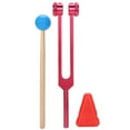 Aluminum Alloy Tuning Fork Sound Healing Therapy Tuning Fork with Hammer for Healthy Care