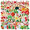 thumbnail image 5 of 2025 Christmas Stickers Multiple Styles 100 Sheets Holographic Laser Festival Gift Decoration Waterproof Christmas Stickers, 5 of 5