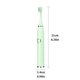 thumbnail image 4 of Inteprter Cepillo de 28000-37000 Cepillo de eléctrico IPX7 Cepillo de de viaje a prueba de agua, verde, 5 modos, carga, 2 Type2 NO2 Inteprter HA005425-11B, 4 of 6