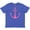 Retro Heather Royal, variant on Inktastic Anchor Nautical pink Youth T-Shirt