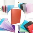thumbnail image 5 of 1 Inch 2 Ring Binder, Durable Plastic Loose Leaf Binder with Metal Rings, Compact Document Organizer for office supplies Office Supplies, Portable Notebook Cover, Study Planner Holder for Home, 5 of 6
