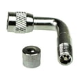 thumbnail image 3 of 90 Degree Angled Car Motorcycle Scooter Bike Universal Schrader Stem Extension Adapter (Silver), 3 of 4