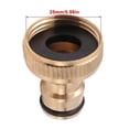 thumbnail image 4 of 4Pcs Garden Water Hose Pipe Fitting Tap Male Faucet Connectors, Garden Hose Quick Connect Fittings 3/4 Inch, 4 of 5