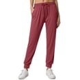 thumbnail image 2 of MOSHU 3 Pack Sweatpants for Women Athletic Joggers with Pockets Elastic Waist Lightweight Sweatpants Casual Soft Pants, 2 of 8