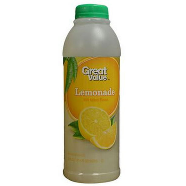 Great Value Lemonade, 20 Fl. Oz.