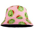 thumbnail image 2 of Women Reversible Bucket Hat Summer Travel Lightweight Foldable Beach Outdoor Hat - Pink Watermelon, 2 of 4