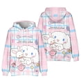 thumbnail image 3 of Sanrio-Sudadera con capucha para niños, ropa de Anime de dibujos animados Cinnamoroll, regalos de cumpleaños, 3 of 4