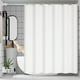 thumbnail image 1 of Cortina de ducha Lksixu de 120 x 180 cm, color sólido, con ganchos, impermeable, de secado rápido, ligera, de plástico, estilo minimalista, ideal para baños y spa., 1 of 8