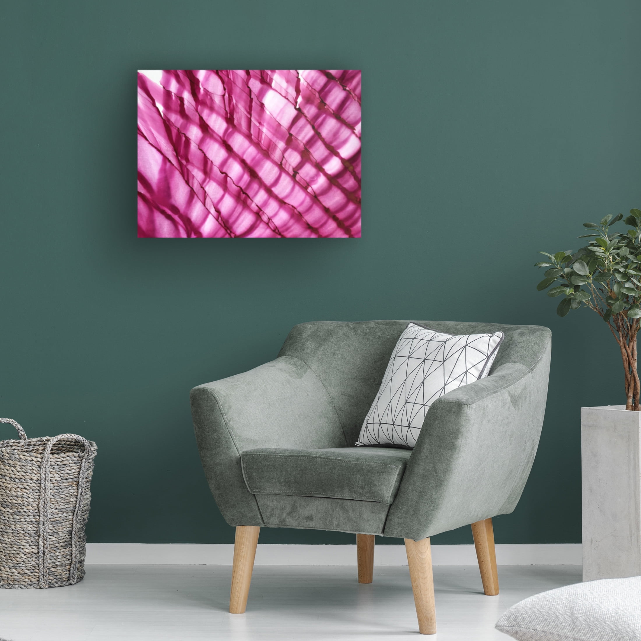 Trademark Fine Art Tara Mann Raspberry Ripple horizontal Canvas Wall Art