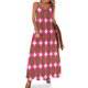 thumbnail image 1 of Patrón Mod de los años 60 - Vestido rosa sin mangas vestidos de fiesta elegantes para mujer 2024 vestidos de verano para damas 2024, 1 of 7