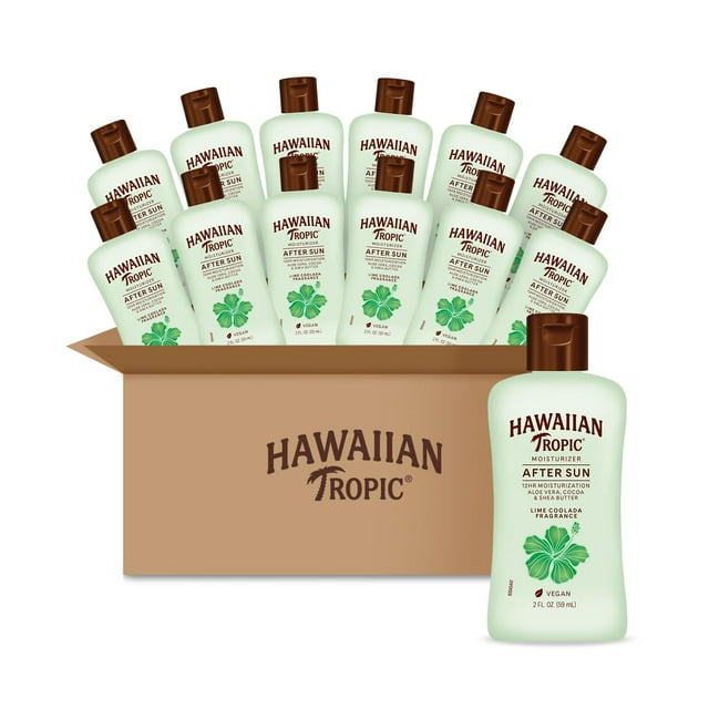 Loción para después del sol Hawaiian Tropic Lime Coolada 60 ml (x12)