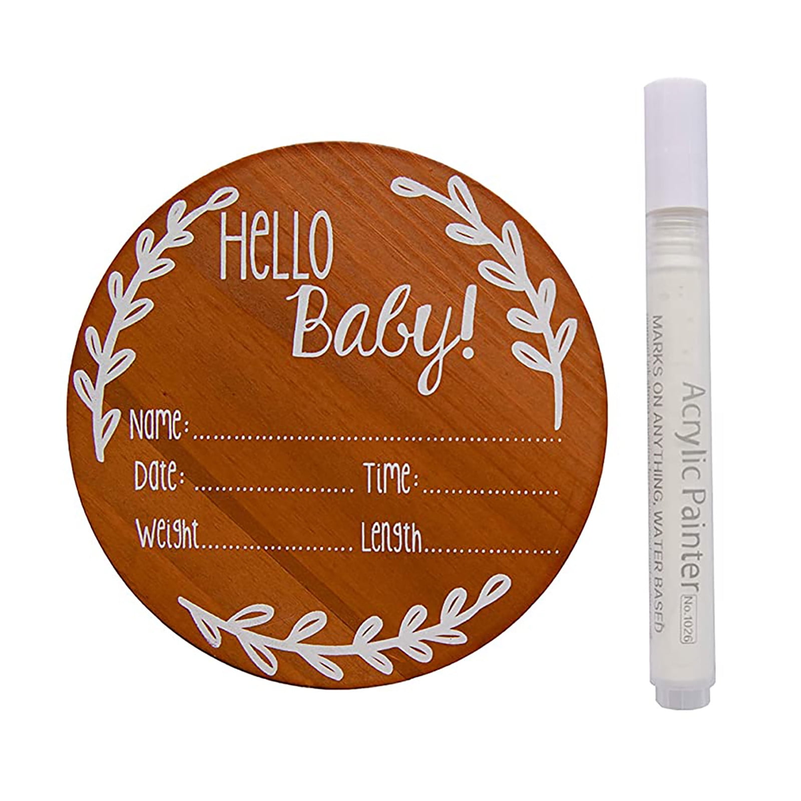 Jpgif Birth Announcement Sign Hello Baby Newborn Baby Name 