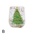 thumbnail image 4 of Multipurpose Double Glass Christmas Cup Anti-scald Star Cup Sequins J5Y2 W4, 4 of 7