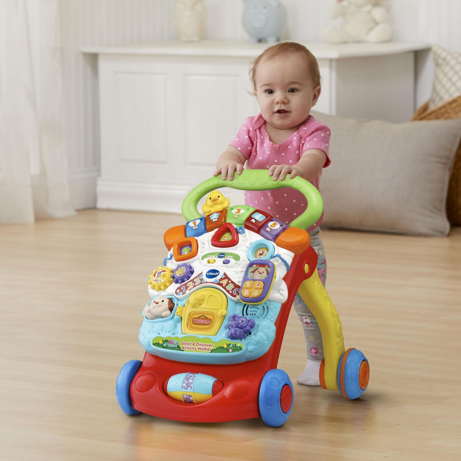 VTech Stroll & Discover Activity Walker - English Version, 9-36 Months