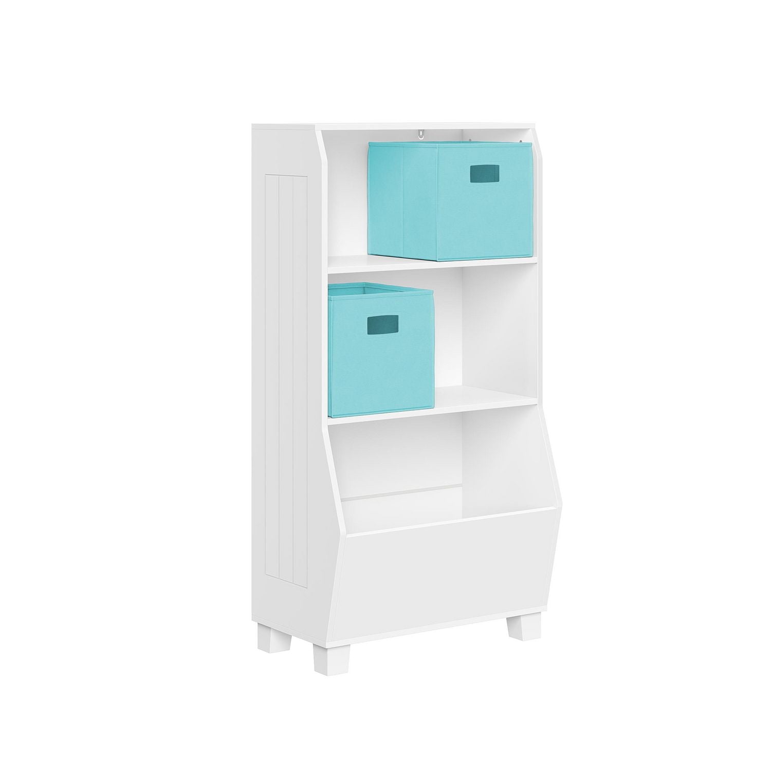 Kids 23" Bookcase with Toy Organizer and 2 Bins