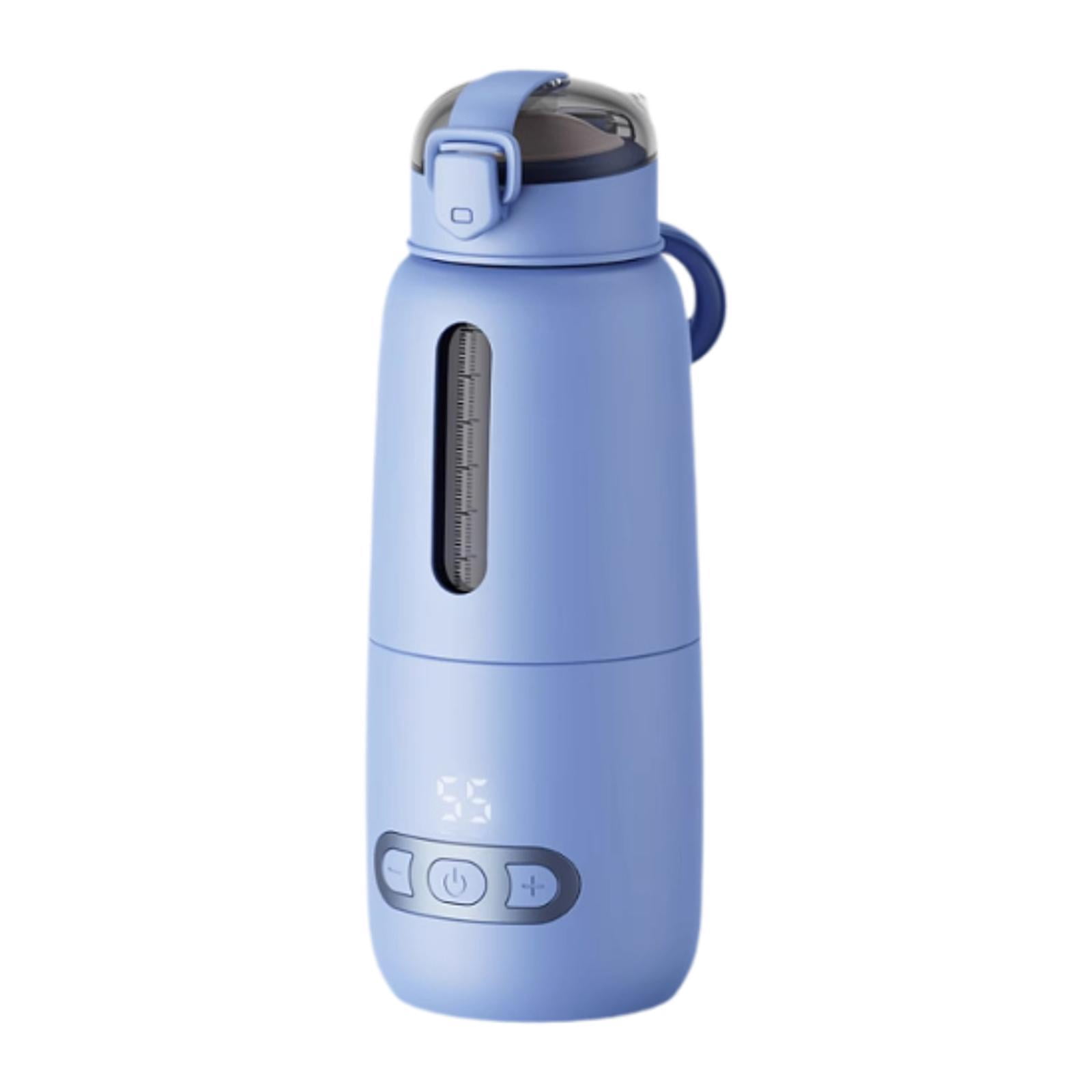 Baoblaze Portable Bottle Warmer Accurate Temperature Control Baby Milk Bottle Outdoors Ca blue 300ml