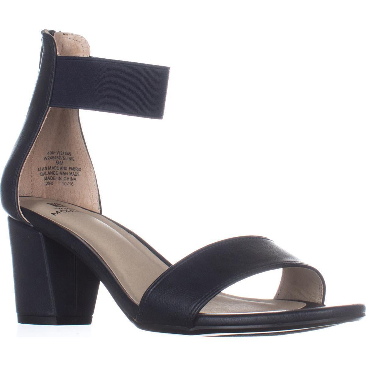 white mountain navy sandals