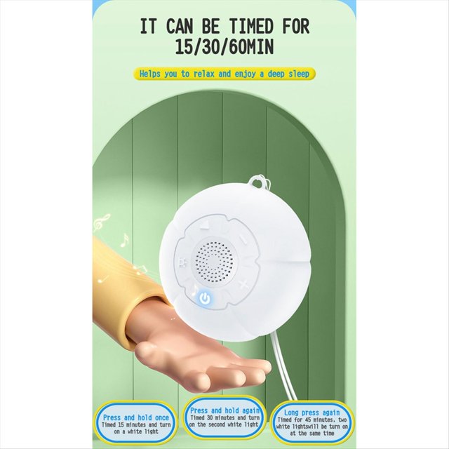 Portable Baby Sleep Aid Noise Shut Down Sleep Máquina de Sonido Infantil Adulto Sleep Relax Noise Sleeper