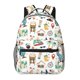 thumbnail image 1 of Disketp Travel1 Mochila Estampada para Hombre y Mujer – Mochila Ligera Clásica con Múltiples Bolsillos para Universidad, Trabajo y Viajes-One Size, 1 of 5