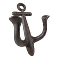 thumbnail image 6 of Cast Iron Rustic Sailor Nautical Marine Sea Ship Anchor 2 Pegs Double Wall Hook, 6 of 9