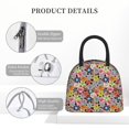 thumbnail image 4 of Daiia Beach Life Pattern Lunch Bag , Insulated Lunch Box, Small Leakproof Cooler Food Lunch Containers Reusable High Capacity Lunch Tote Bags-One Size, 4 of 6